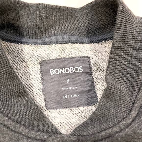 Bonobos Pique Fleece Varsity Bomber Jacket - Picture 3 of 5